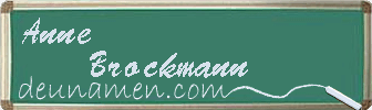 Anne Brockmann Visitenkarte